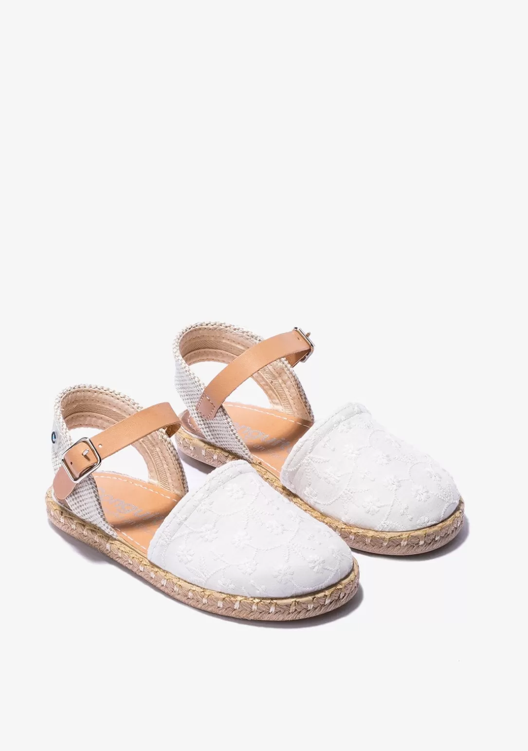 Conguitos Alpargatas | Zapatos De Ceremonia^Alpargatas Bordado Blanco