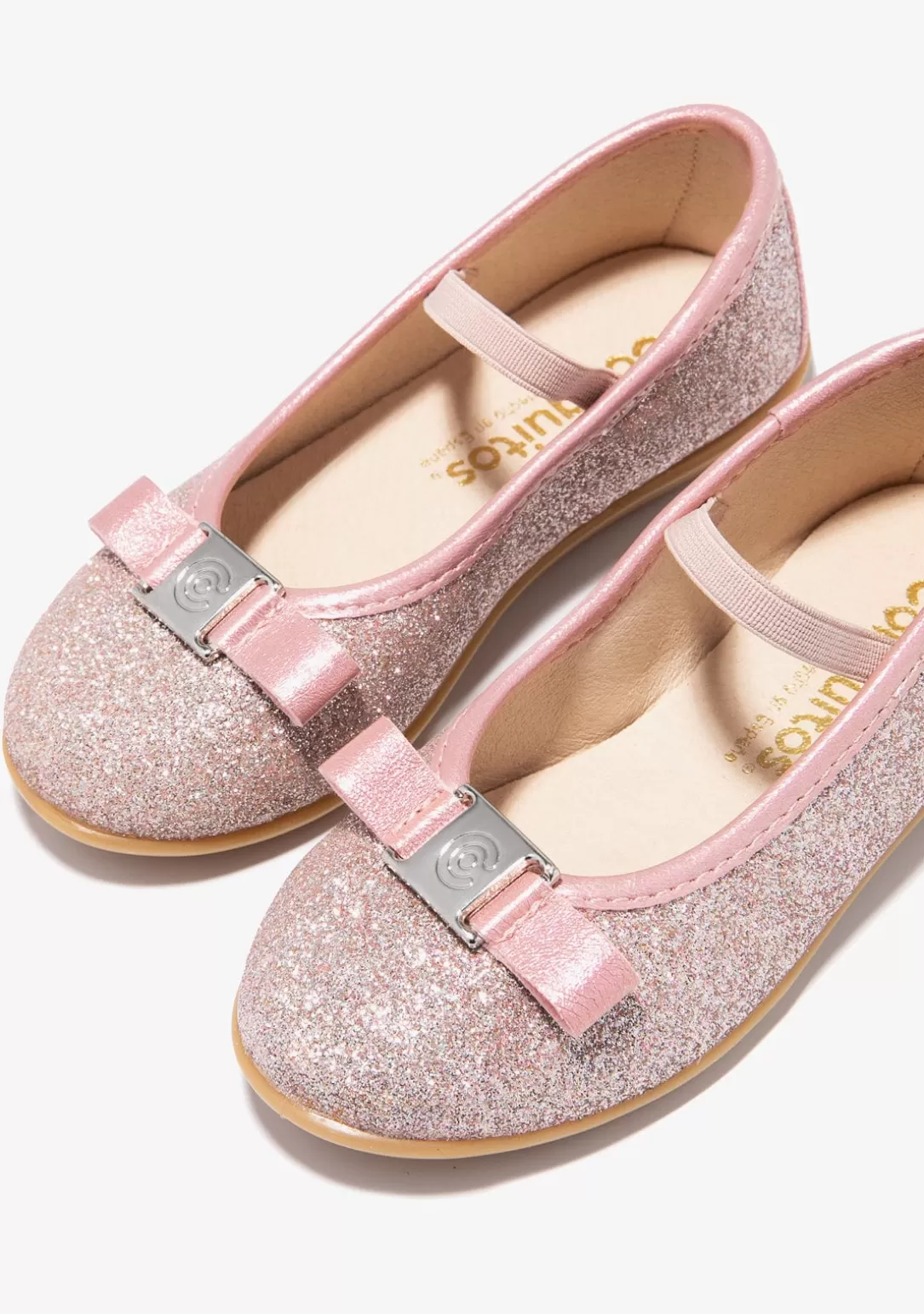 Conguitos Zapatos De Ceremonia | Bailarinas^Bailarinas Glitter Rosa