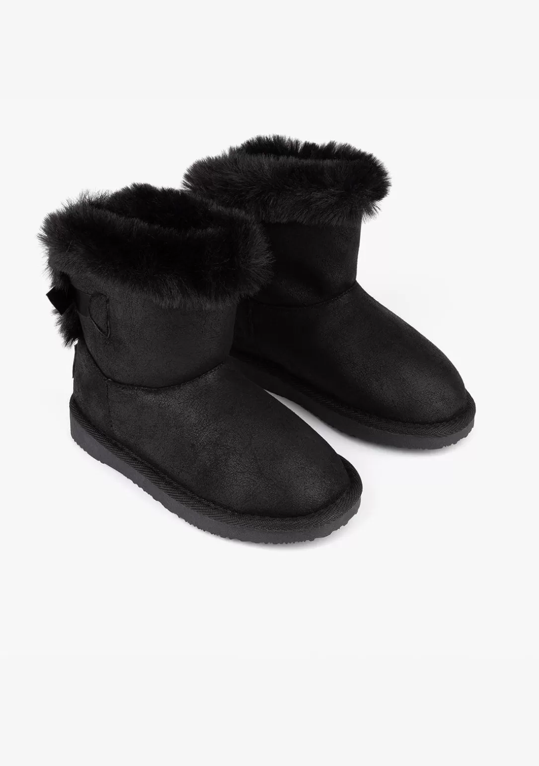 Conguitos Botas Australianas | Botas Australianas^Botas Australianas B&W Negro Con Lazo