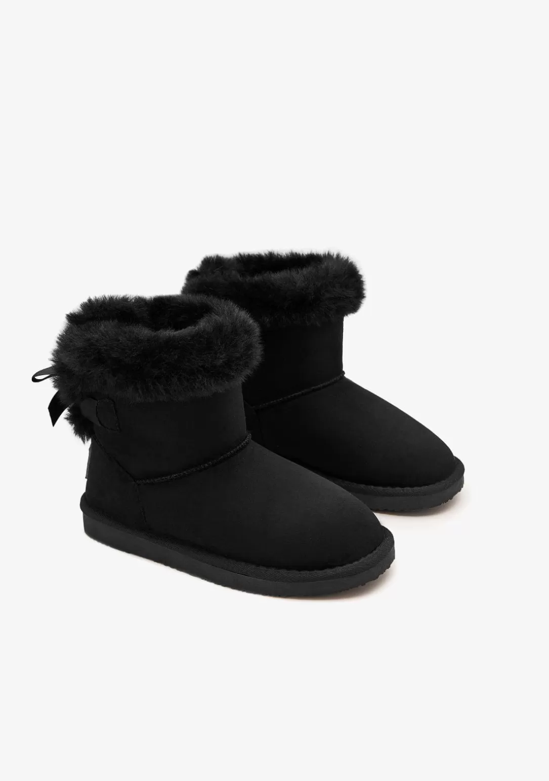 Conguitos Botas Australianas | Botas Australianas^Botas Australianas Lazo Pelo Water Repellent Negro B&W