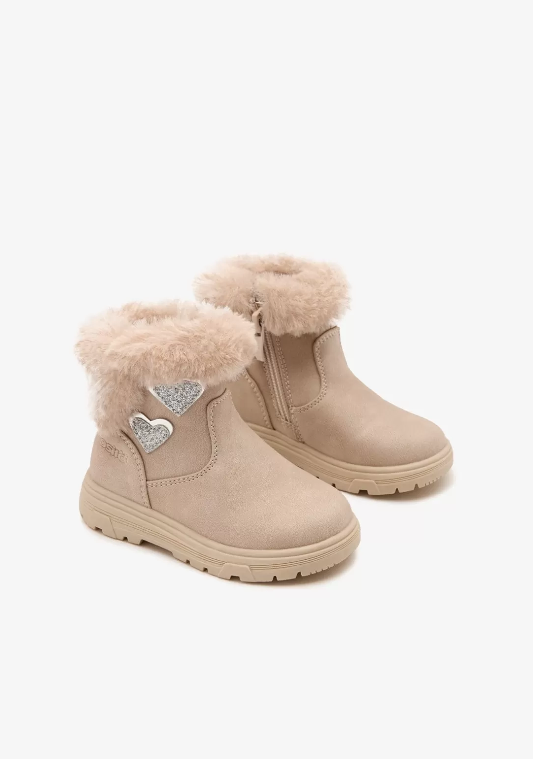 Conguitos Botas | Botas^Botas Corazones Beige