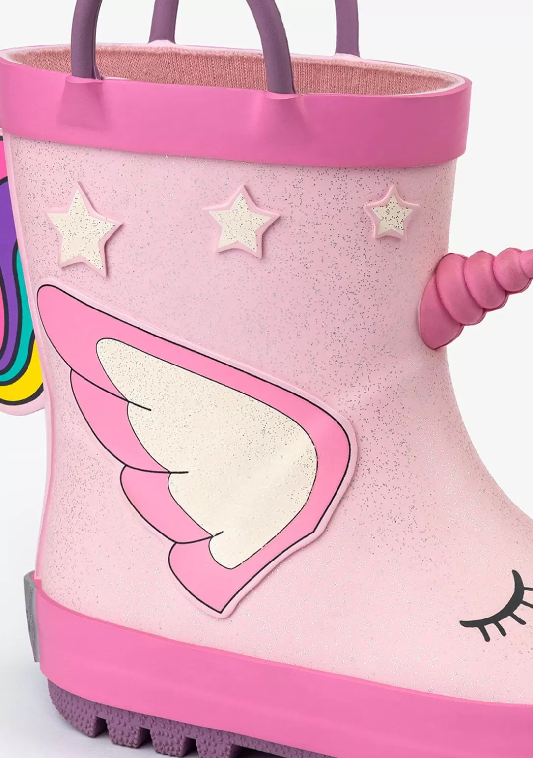 Conguitos Botas De Agua | Botas De Agua^Botas De Agua Unicornio Goma Rosa Claro