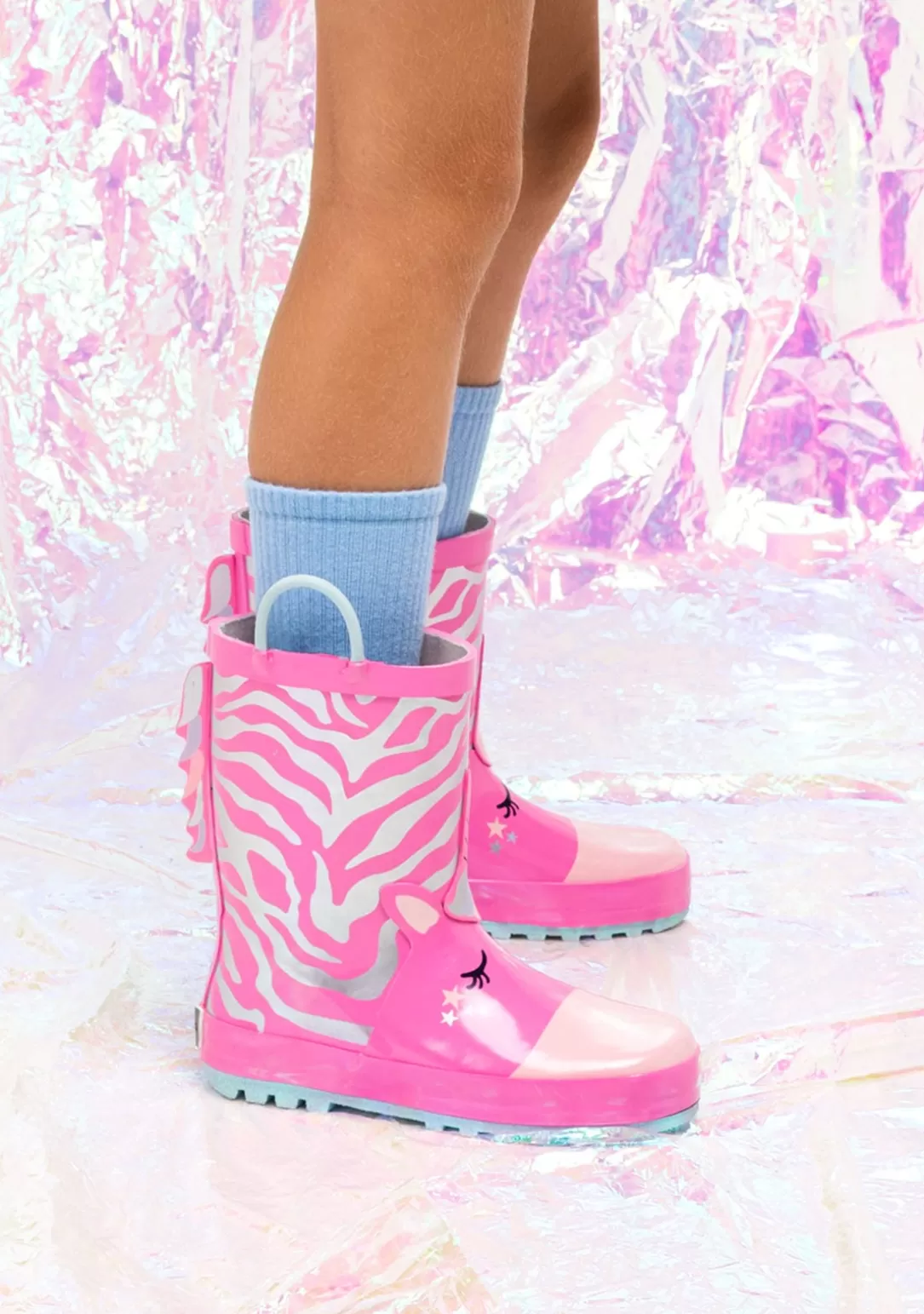 Conguitos Botas De Agua | Botas De Agua^Botas De Agua Unicornio Rosa De Goma