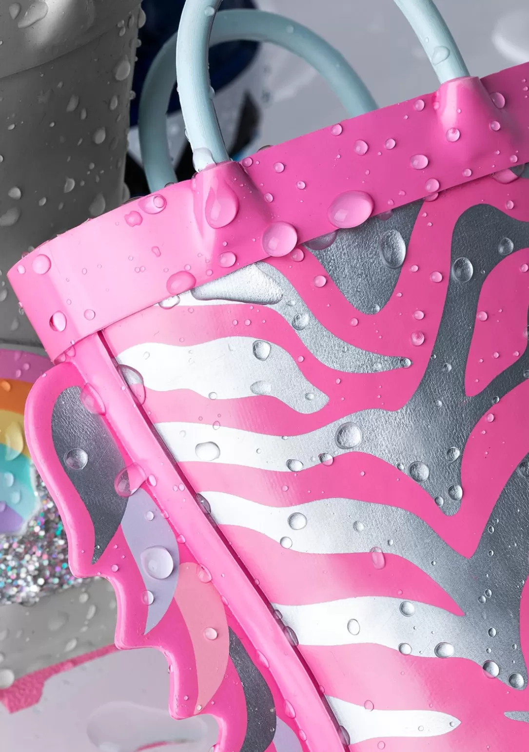 Conguitos Botas De Agua | Botas De Agua^Botas De Agua Unicornio Rosa De Goma