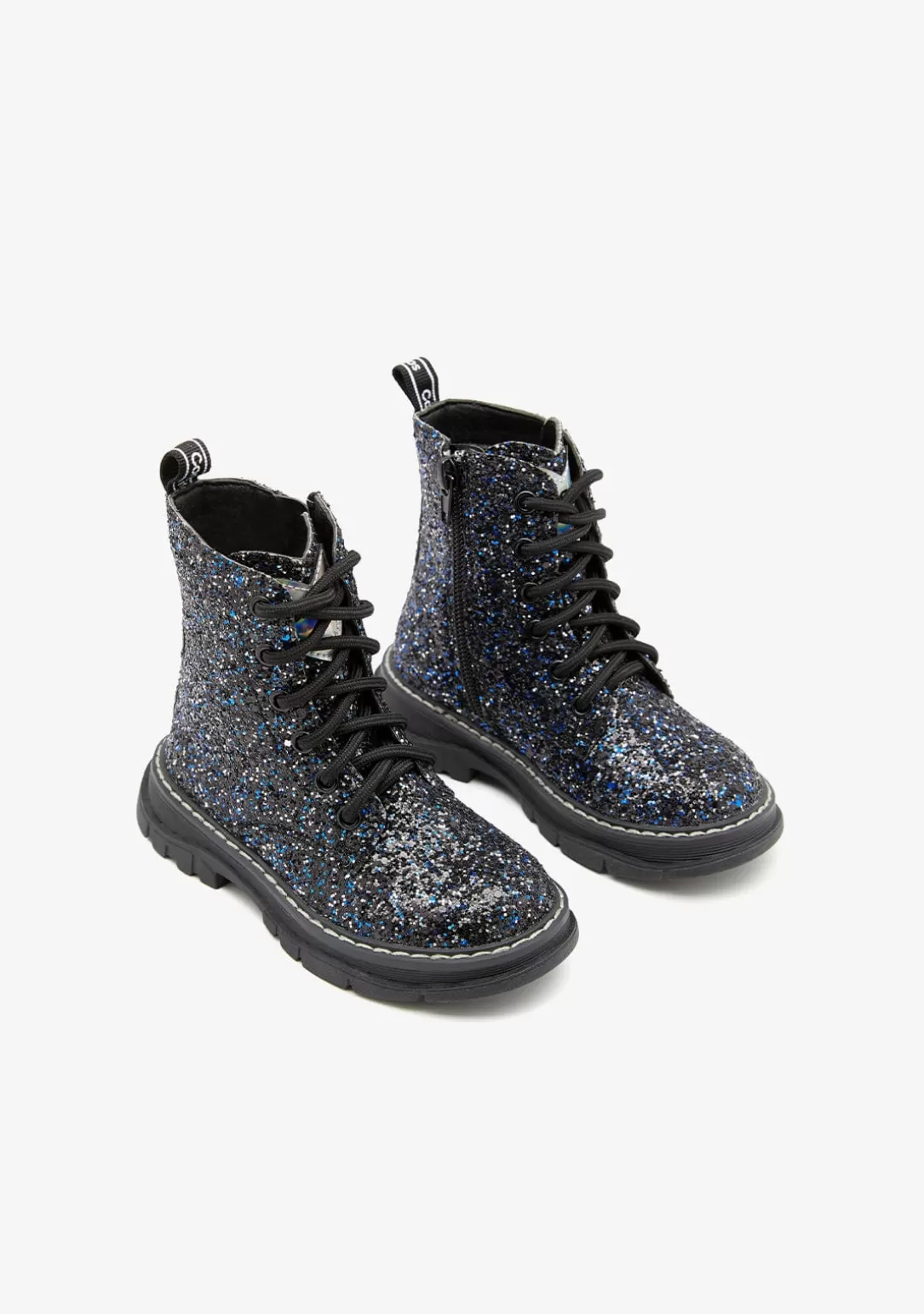 Conguitos Botas^Botas Glitter Negro