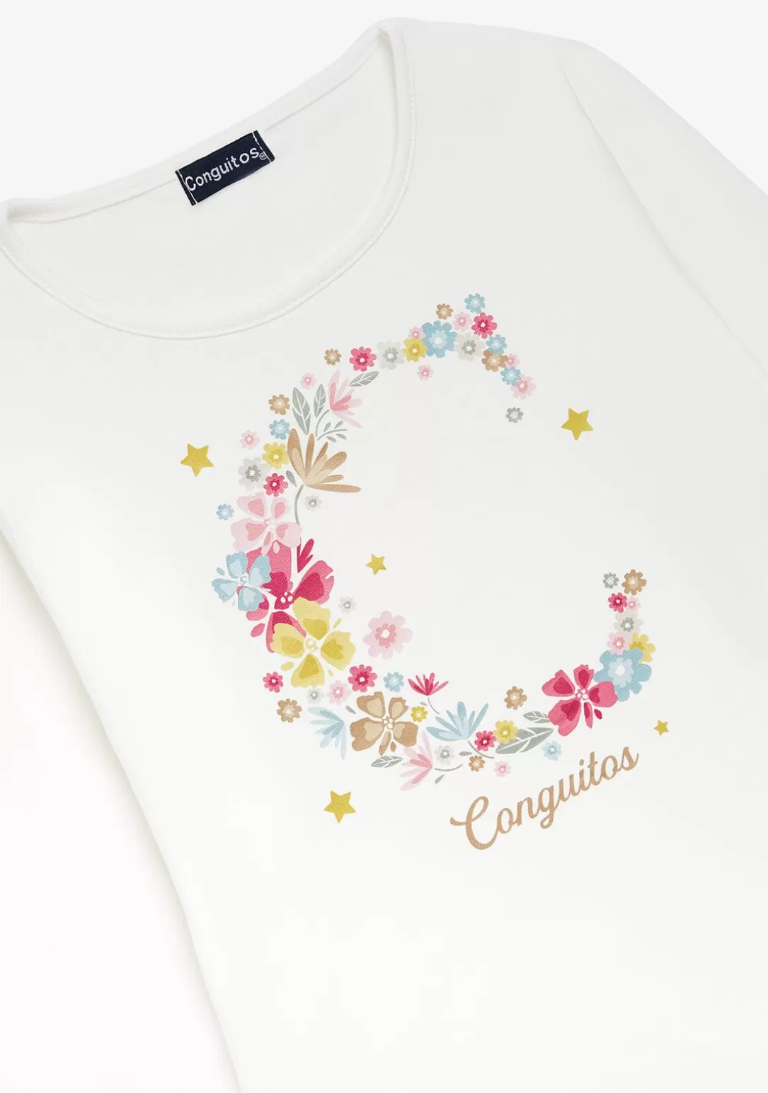 Conguitos Camisetas | Camisetas Manga Larga^Camiseta 'C' Blanco Roto