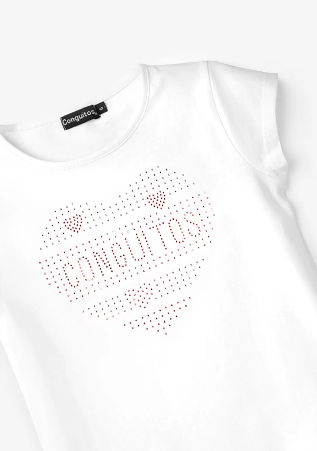 Conguitos Camisetas^Camiseta Corazón Blanco