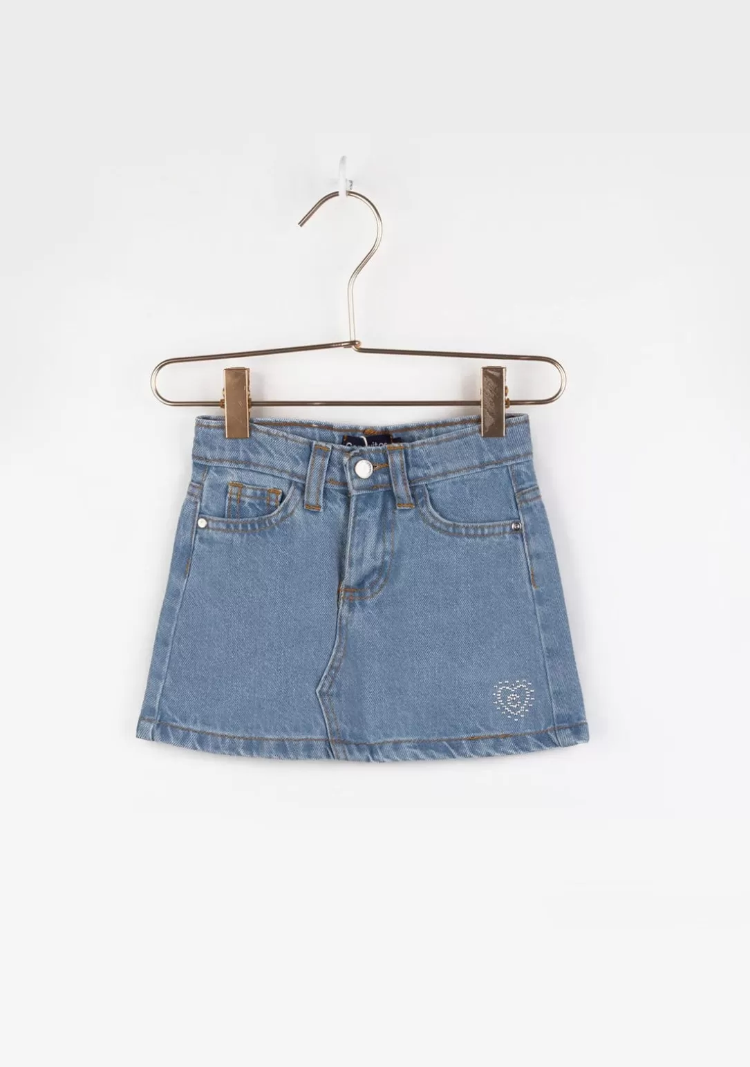 Conguitos Faldas^Falda De Niña Mini Denim