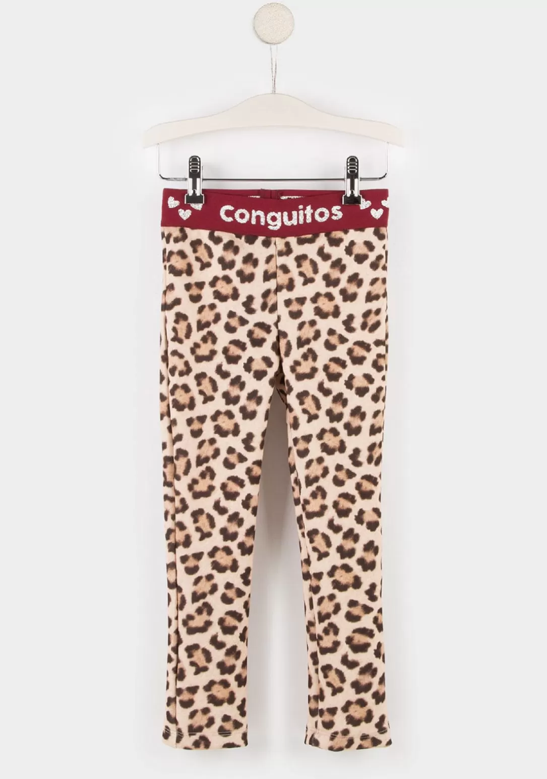 Conguitos Pantalones Y Leggins^Leggins De Niña Neopreno Leopardo