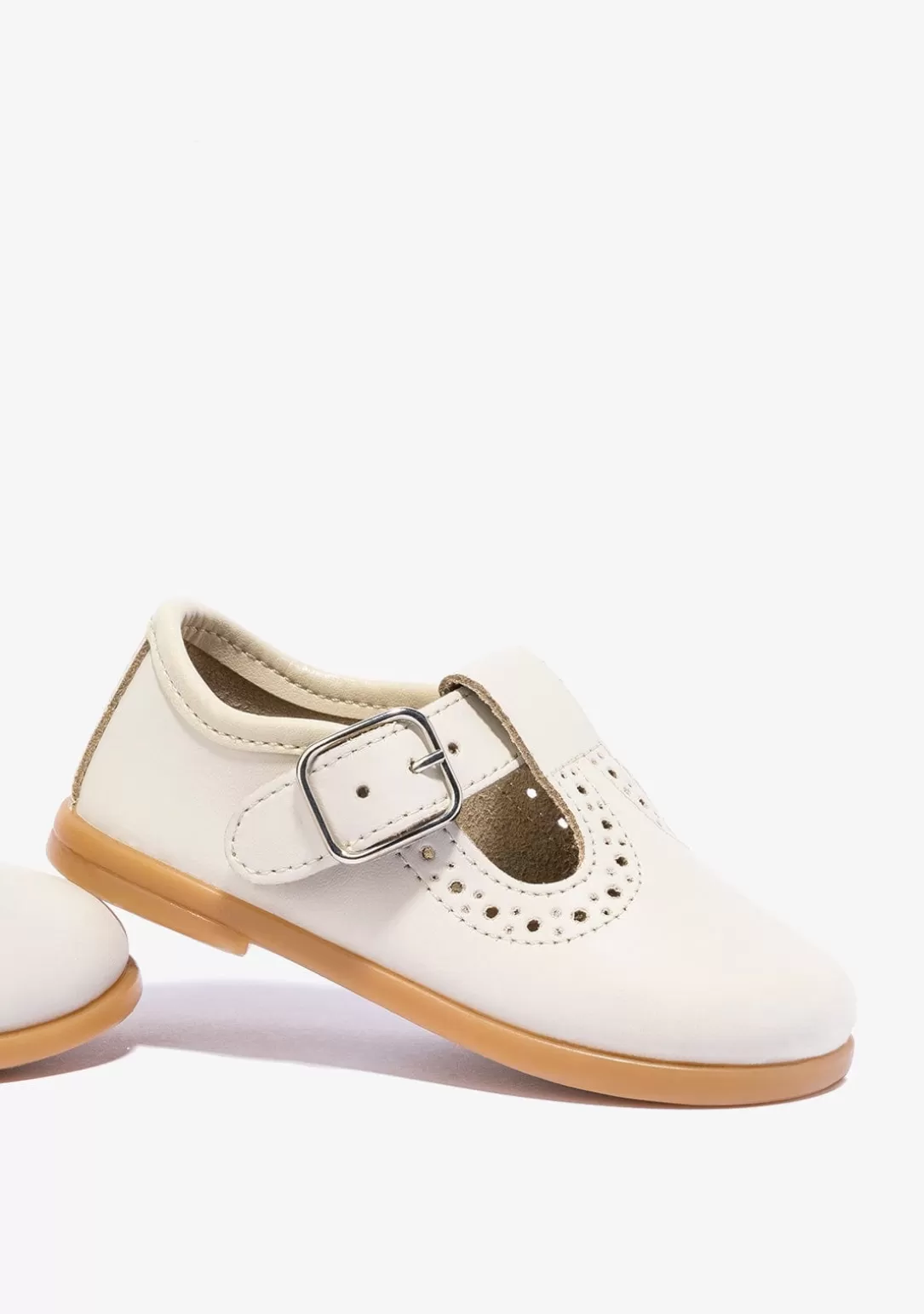 Conguitos Bailarinas | Zapatos De Ceremonia^Pepito De Bebé Hebilla Napa Beige