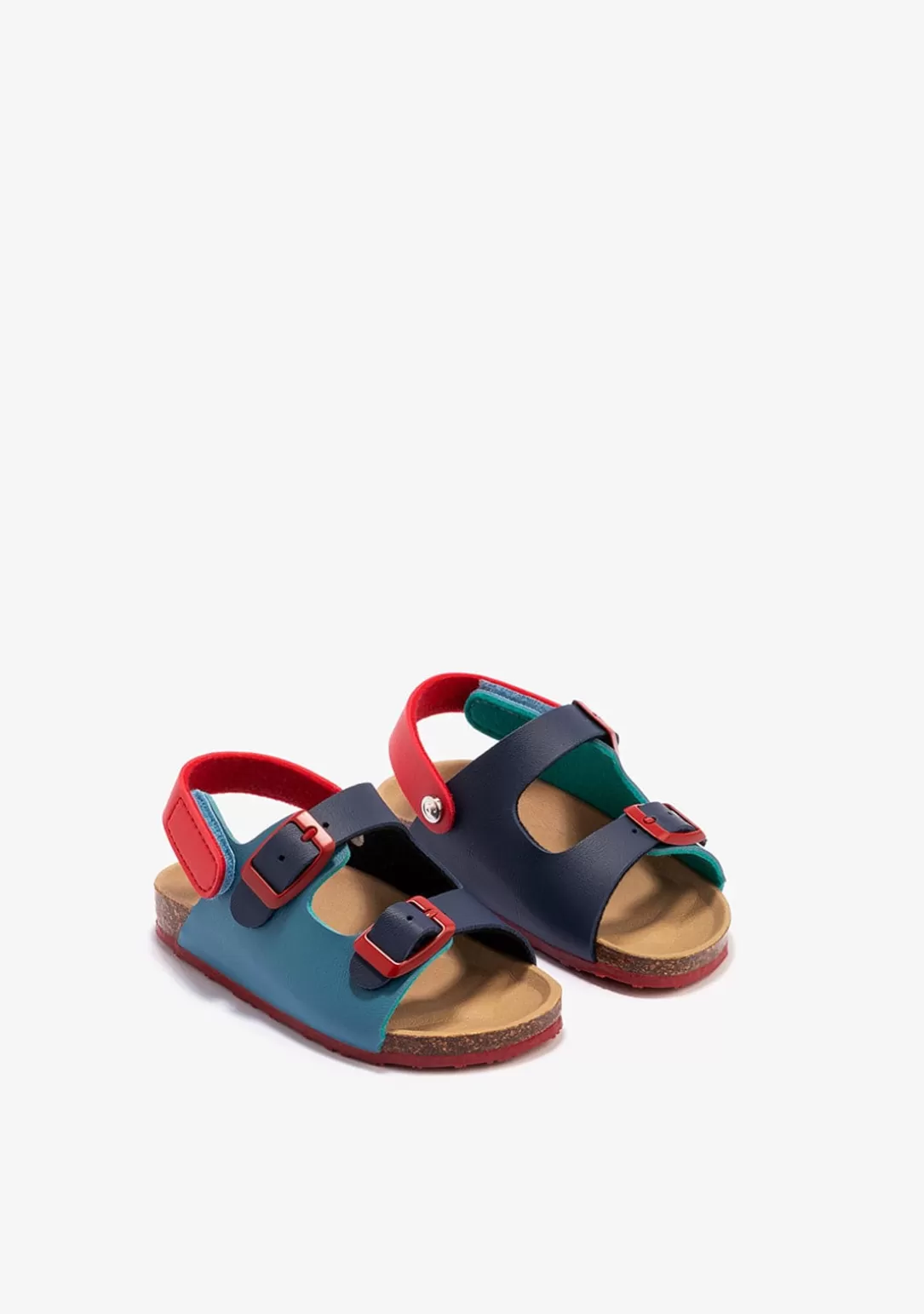 Conguitos Sandalias | Sandalias Bio^Sandalias De Bebé Bio Multicolor Azul