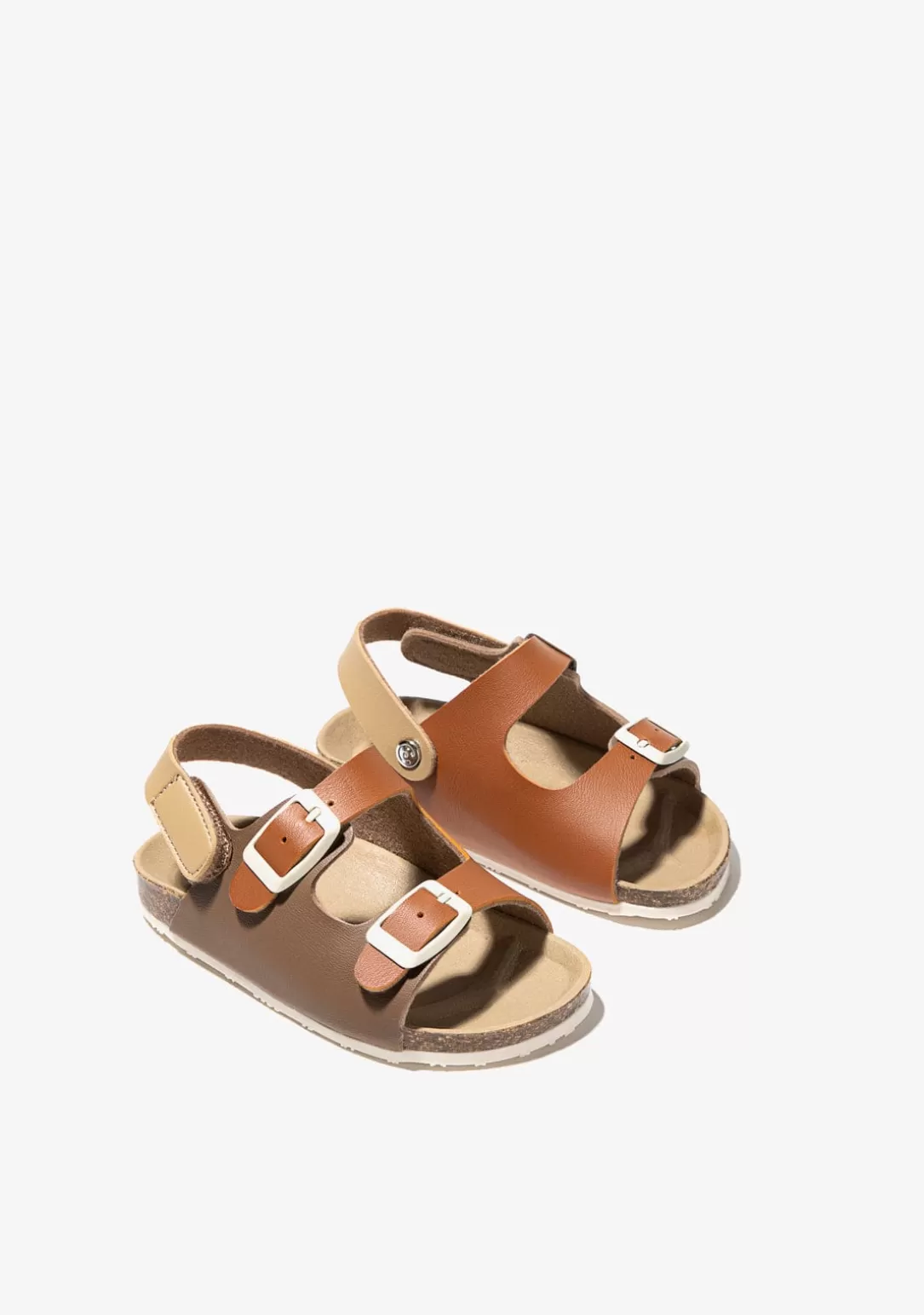 Conguitos Sandalias^Sandalias De Bebé Bio Multicolor Cuero