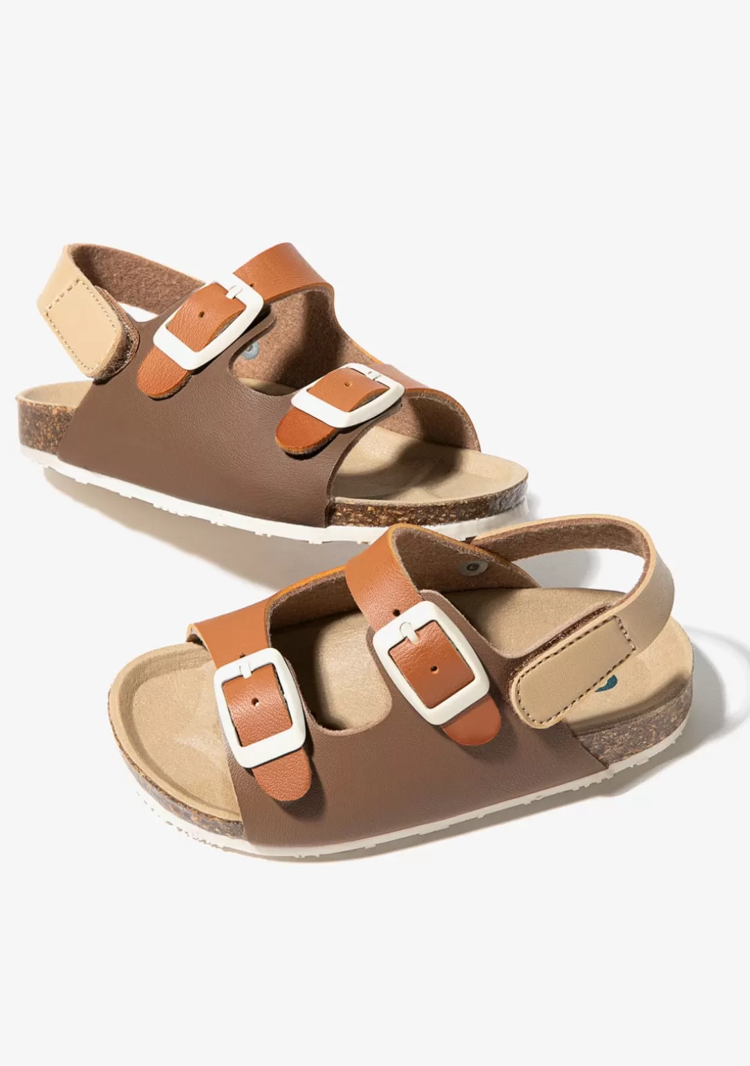 Conguitos Sandalias^Sandalias De Bebé Bio Multicolor Cuero