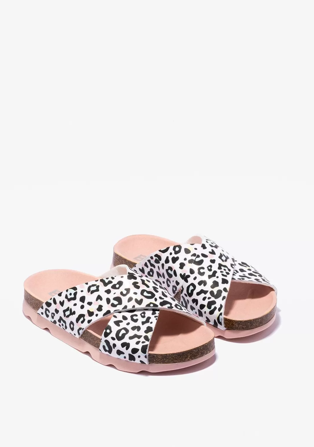 Conguitos Sandalias | Sandalias Bio^Sandalias De Niña Bio Multicolor Leopardo B&W