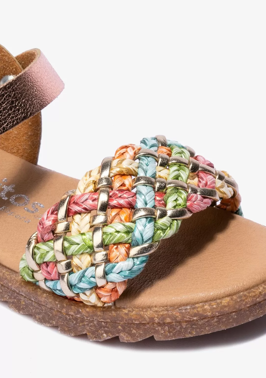 Conguitos Sandalias^Sandalias De Niña Hebilla Metalizado Multicolor