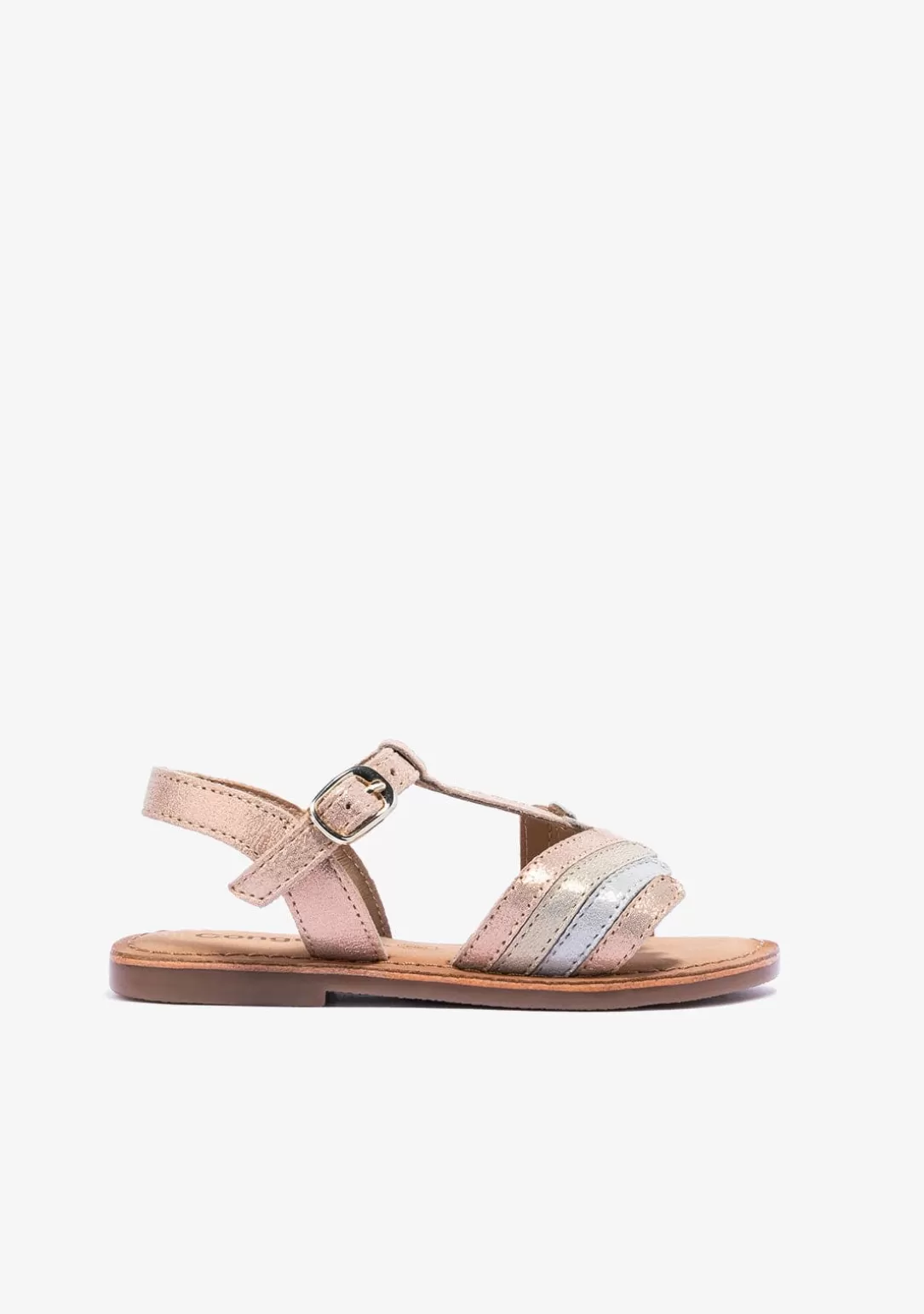 Conguitos Sandalias^Sandalias De Niña Hebilla Napa Multicolor