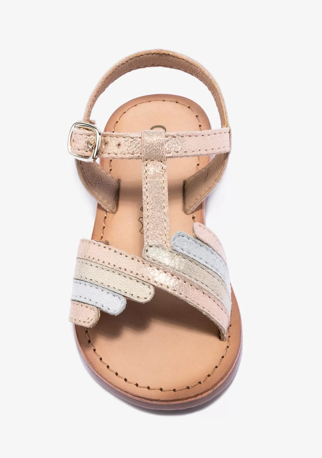 Conguitos Sandalias^Sandalias De Niña Hebilla Napa Multicolor
