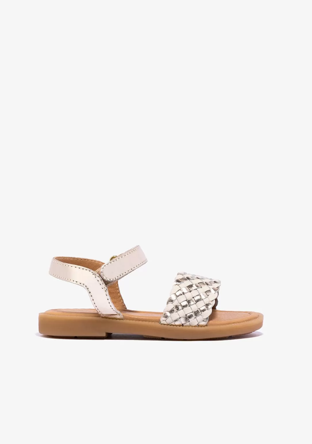 Conguitos Sandalias^Sandalias De Niña Napa Oro Beige