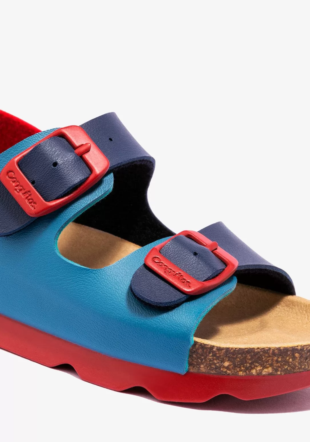 Conguitos Sandalias | Sandalias Bio^Sandalias De Niño Bio Azul Multicolor
