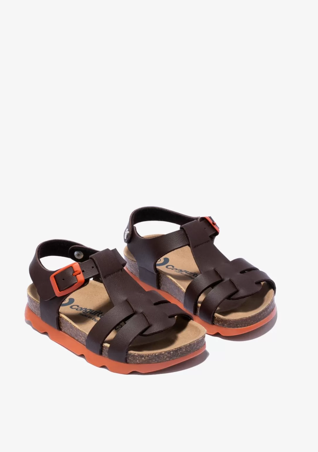 Conguitos Sandalias | Sandalias Bio^Sandalias Unisex Bio Hebilla Marrón