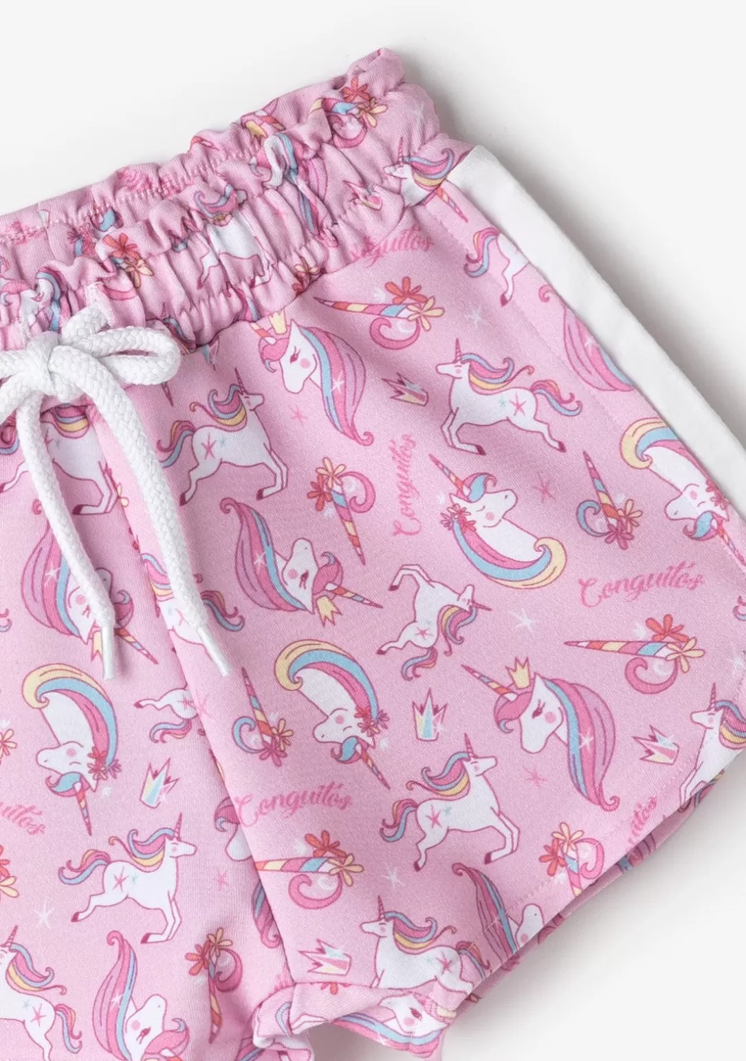 Conguitos Shorts^Shorts Deportivos Unicornios Rosa