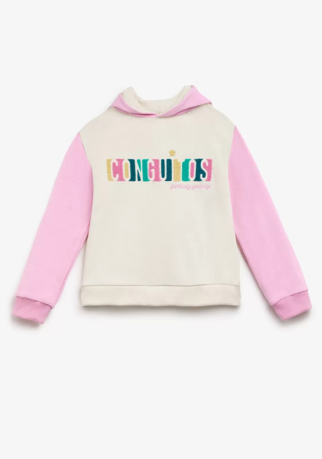 Conguitos Sudaderas^Sudadera Bordado Felpa Multicolor