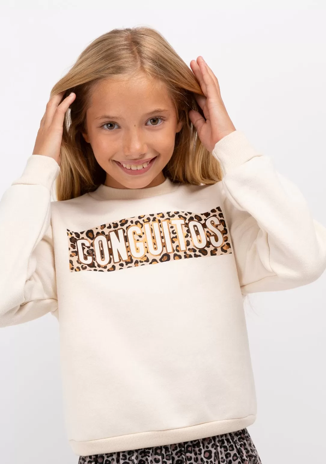 Conguitos Sudaderas^Sudadera De Niña Beige