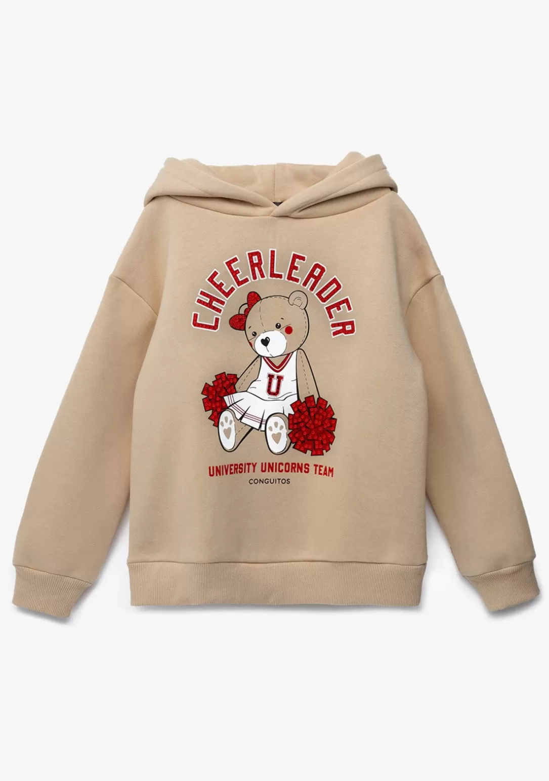 Conguitos Sudaderas^Sudadera De Niña Teddy Beige