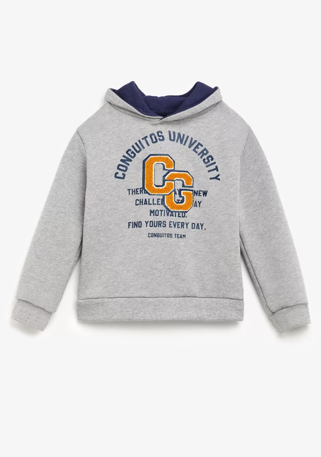 Conguitos Sudaderas^Sudadera Universidad Gris