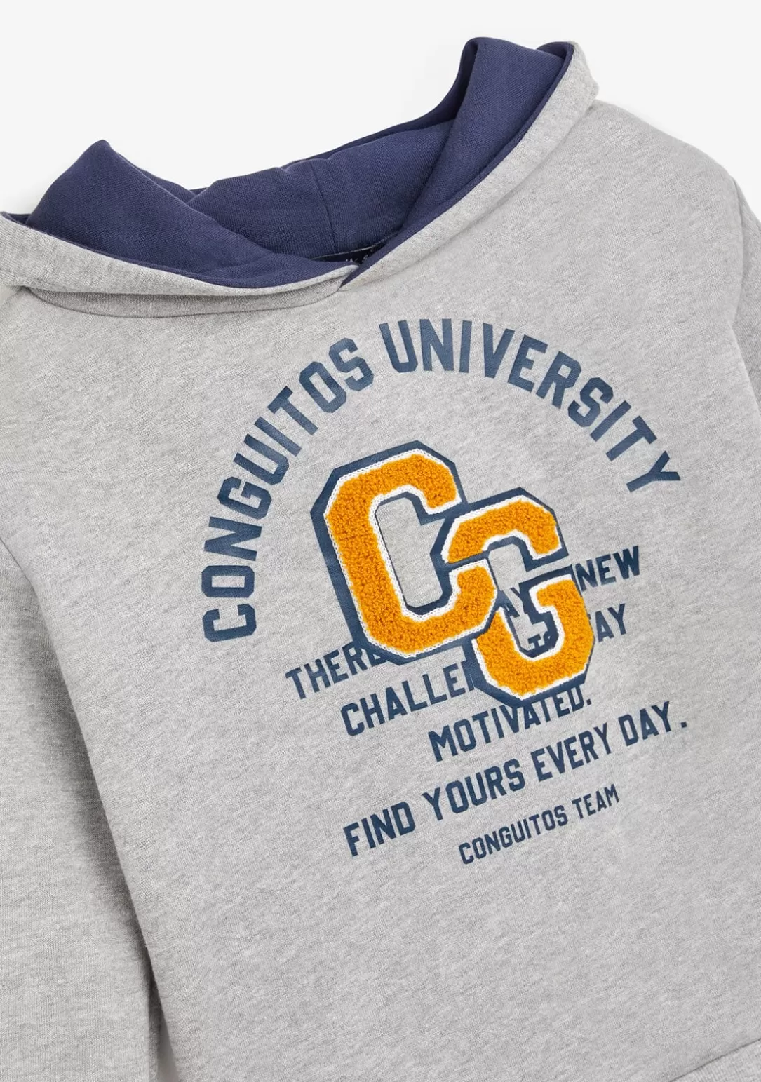 Conguitos Sudaderas^Sudadera Universidad Gris