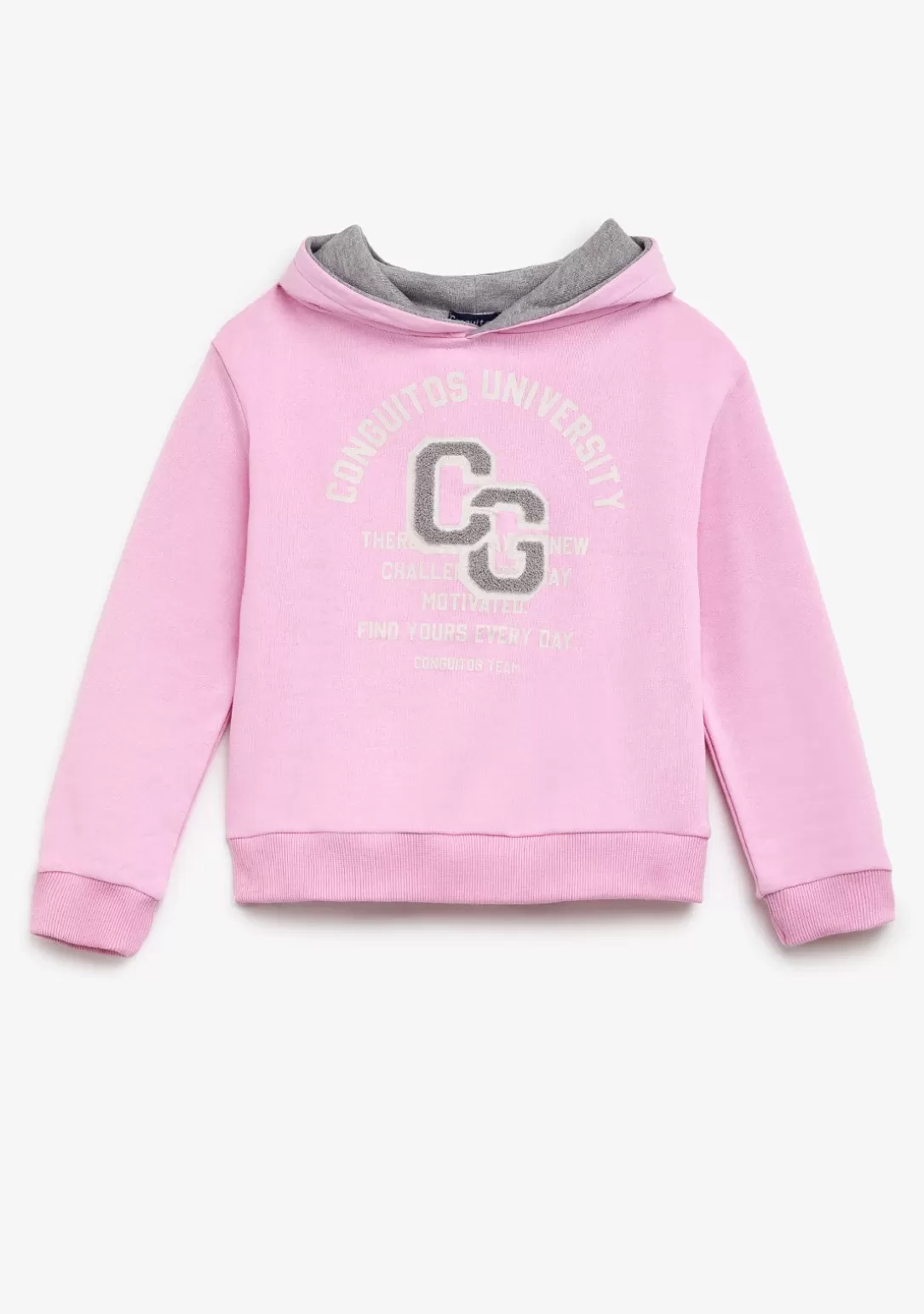 Conguitos Sudaderas^Sudadera Universidad Rosa