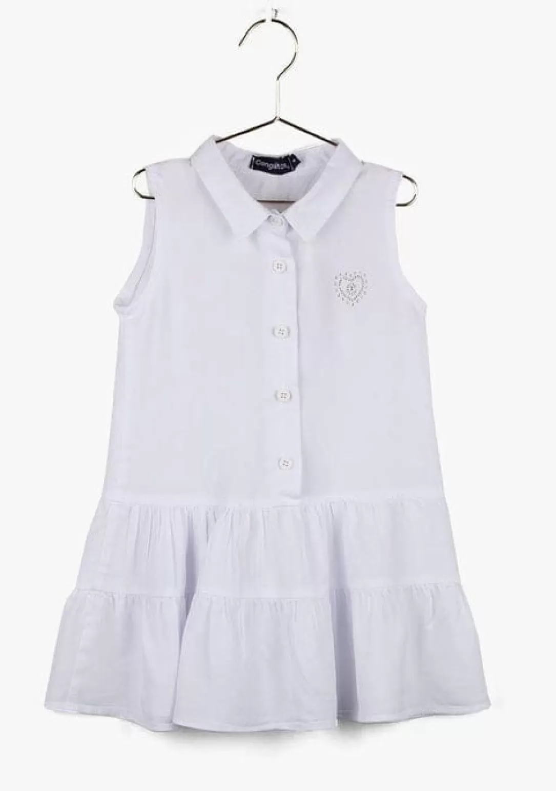 Conguitos Vestidos De Verano | Vestidos^Vestido Camisero De Niña Blanco