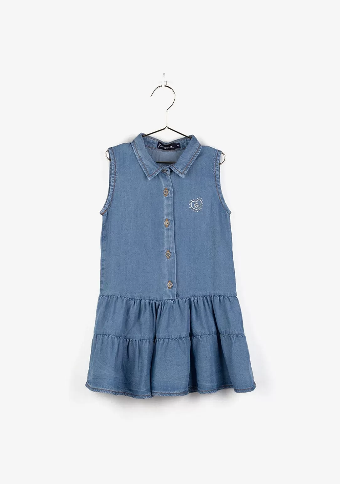 Conguitos Vestidos De Verano | Vestidos^Vestido Camisero De Niña Denim