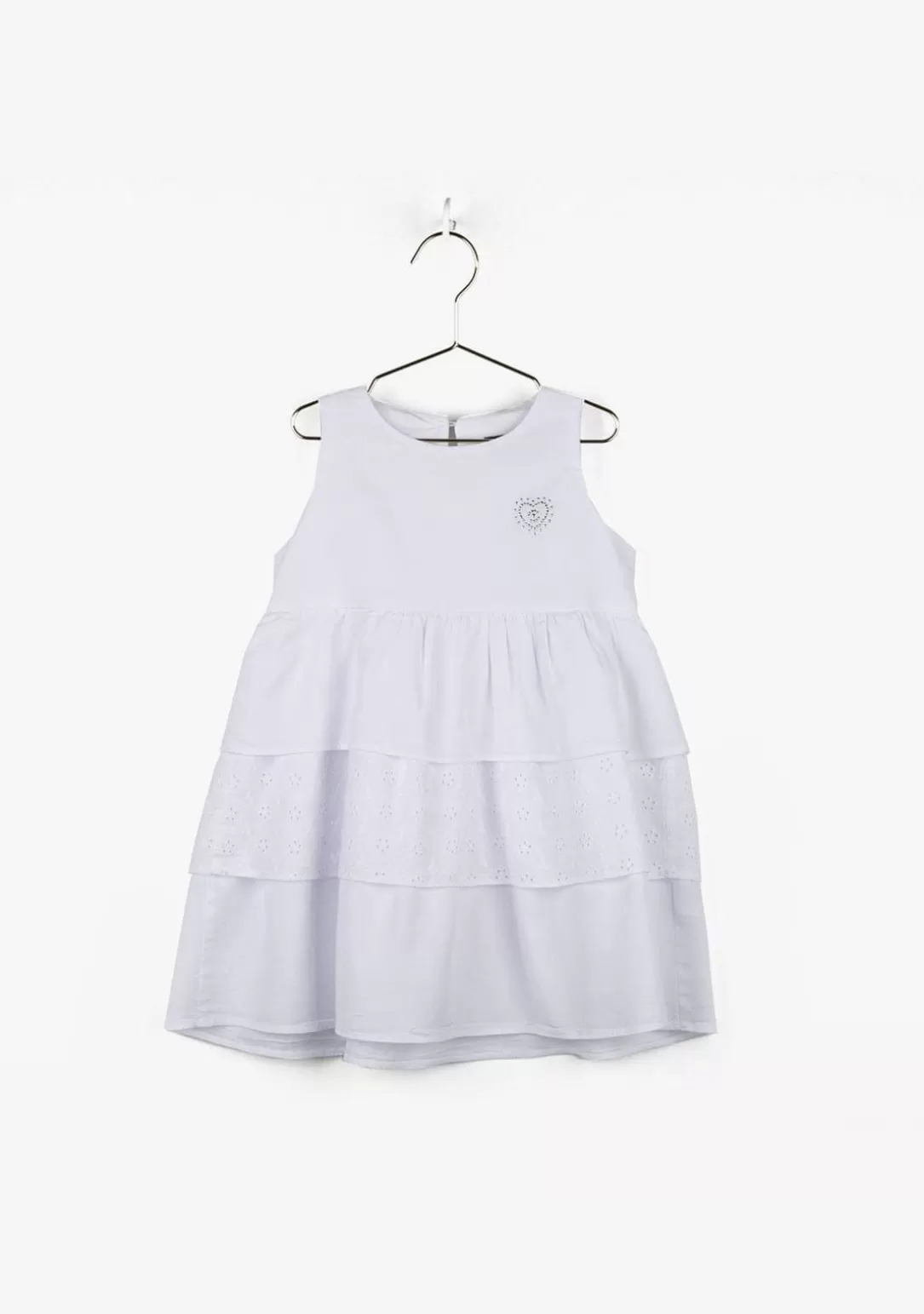 Conguitos Vestidos De Verano | Vestidos^Vestido De Niña Volantes Blanco