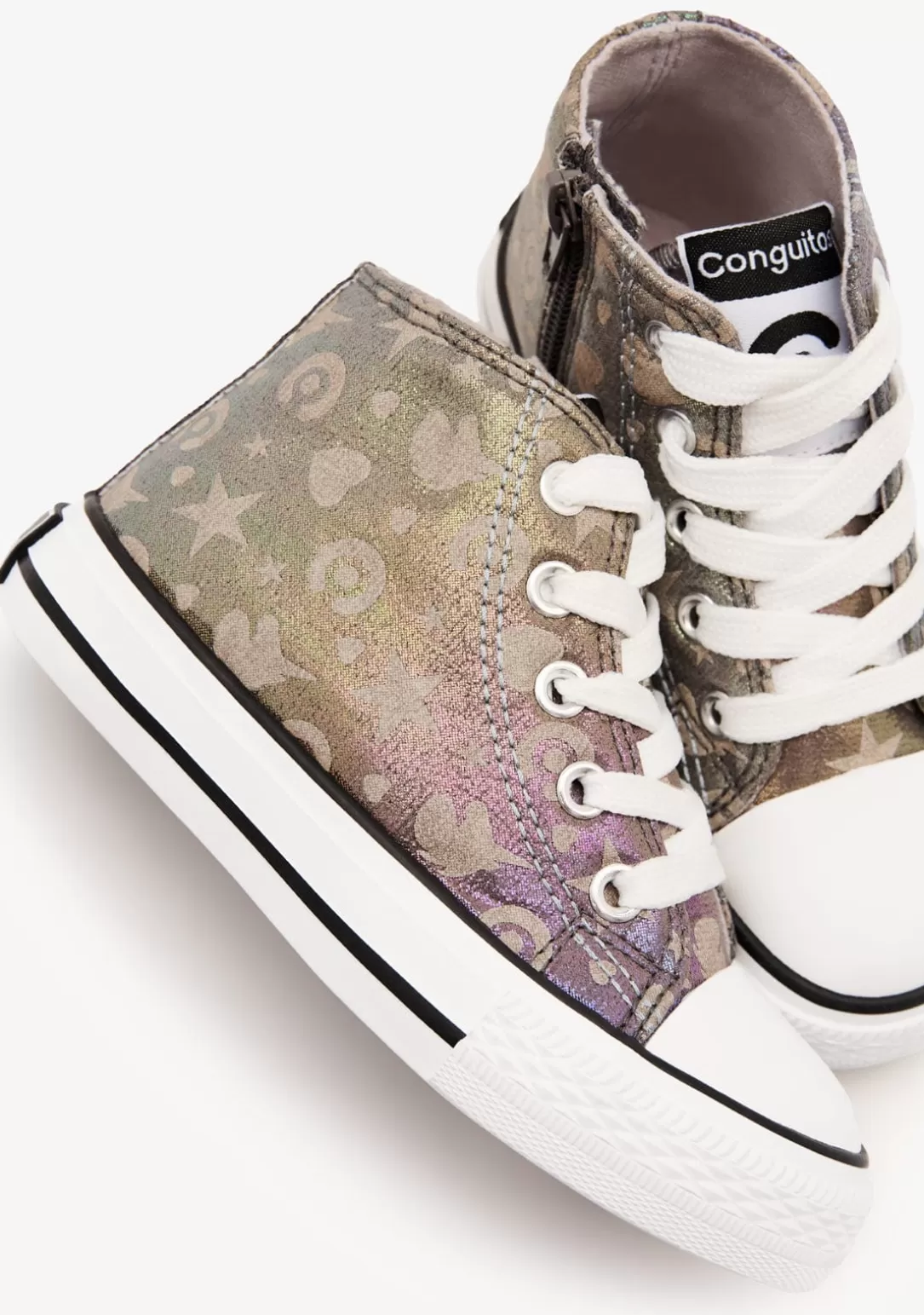 Conguitos Zapatillas | Zapatillas^Zapatillas Altas Brillo En La Oscuridad Multicolor