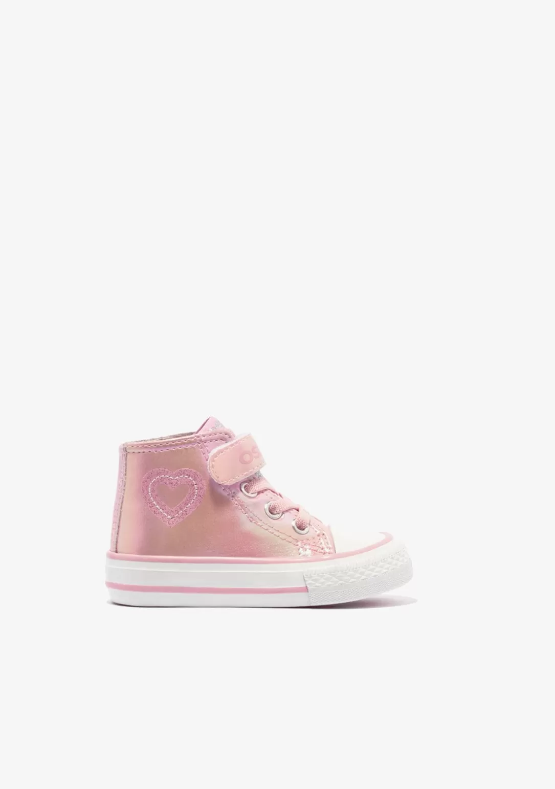 Conguitos Zapatillas | Zapatillas^Zapatillas Altas De Bebé Charol Corazón Rosa